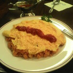 たいめいけん - ケチャップをかけていただきます