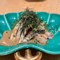 対馬のどぐろとイカ活き造り 博多 魚蔵 都ホテル店 - ごま鯖ハーフ
