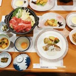 志賀スカイランドホテル - 2日目夕食　信州牛のすき焼き