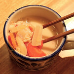 Fukuoka Yakiniku Kintan - ズワイガニのクリームスープ