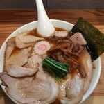 オランダ軒 - しょうゆチャーシュー麺　と小ライス