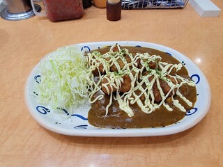 Sutamina Kare No Mise Bagu - 限定のりマヨ唐揚げカレー￥1,100