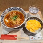 日比谷 ハヤシそば - オム飯セット