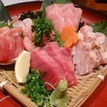 どまん中 - マグロ盛り合わせ