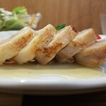 キッチン ブルー グローブ - 横から、分厚いですね？