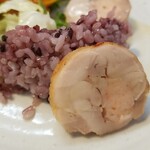 キッチン ブルー グローブ - バロンティーヌの断面