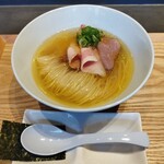 支那そば 鋳 - 地鶏光麺艶塩 1100円