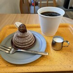 ビヤンネートル - モンブラン＆アイスコーヒー