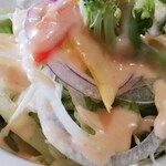 Sushi To Wari Soba Tenfune - サラダ