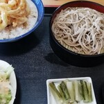 Sushi Towari Soba Tenfune - Shrimp and Vegetable Tempura Rice Bowl – Changed to Soba