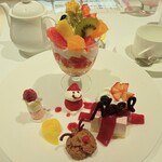 タカノフルーツパーラー - Xmasパフェ＆ケーキプレート