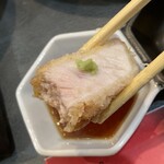 カツレツ Avanti - ワサビ醤油で