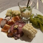 8月　前菜盛一人前