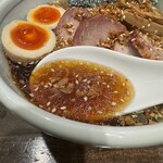 Sakurai Chuuka Sobaten - 辛味にんにくの2倍量というにんにく感と節の香ばしい香りが素晴らしいスープ