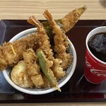 日本橋天丼 金子半之助 - 料理写真:江戸前天丼・コーラ
