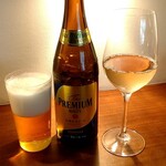 ビストロ　アギャット - いつものプレミアムモルツとロゼ