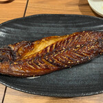 Delicious dried mackerel with soy sauce