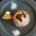 カフェのある暮らしとお菓子のお店 - モンブラン（800円）