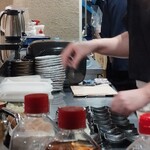 つけ麺 和 - 作ってるところが見れる