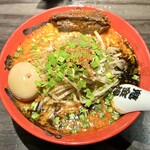 Karashi Bi Miso Ra-Men Kikambou - 味玉カラシビ味噌らー麺(カラ増し/シビ増し) 1,150円
                        炒めもやし 170円