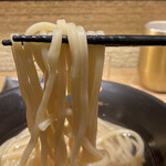 つけ麺 和 - このスープに最高に合う麺、太っといので食べ応えもあり