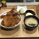 Niigata Katsudon Tare Katsu - ヒレカツ合い盛り丼  1,230円