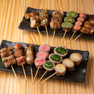 From legitimate to unusual ◎ Enjoy a variety of vegetables on skewers in a healthy way ♪