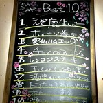 Sakura Sake - 壁の黒板メニュー 12/2023［by pop_o］