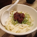 七輪焼肉 安安 - 【 肉みそうどん 】　３１９円