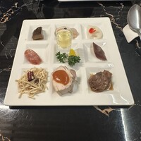 銀座夜市 - 前菜盛り合わせ