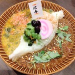 路地裏キッチン ヨネモンカレー - めで鯛出汁ヨネモンカレー（ひねどり＆スパイスキーマ）　海鮮キーマの豆乳チャウダーカリー