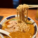 支那麺 はしご - 太肉坦々麺-だあろうだんだんめん-