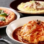 ベビーフェイスプラネッツ - ﾍﾞﾋﾞﾌｪの人気者。パスタ、オムライス、ピザが集合