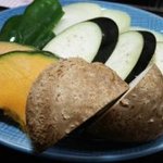 上野苑 - 野菜焼き