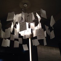 カンテサンス - ウエイティングスペースの照明、梅田阪急でも販売されていました。