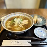 Manyouken Wantammen Andohonkonyamuchadainingu - 醤油海老入りワンタン麺セット