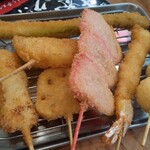 Kushikatsu Tanaka - 定番８本盛り    1550円