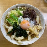 渡辺うどん - 肉玉うどん（大）700円