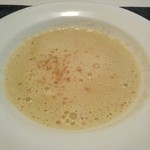プチ・パピヨン - 日変りランチコース　スープ(ごぼうとごまのスープ)