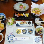 葵すし - 宴会料理はこんな感じです。