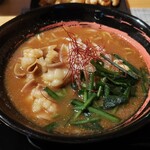 裏でやって創 - 松阪牛ﾎﾙﾓﾝﾗｰﾒﾝ1100円