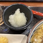 丸亀製麺 - 大根おろしでカロリーゼロにする