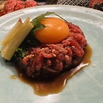 焼肉 十々 西麻布店 - 黒毛和牛のユッケ