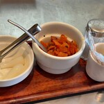 カレー専門店 KEN - トッピング（らっきょう＆福神漬け.etc）