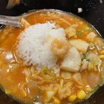 古潭 - ＼(=^‥^)/’`ラストにご飯投入ｰ☆