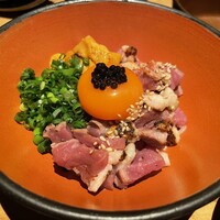 十番 無鴨黒 - 追加料金はいるが、鴨トリュフ卵ご飯。勿論美味しい。