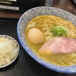 中華蕎麦 福はら - 伊勢海老中華そば＋ブランド鶏の味玉＋玉ねぎ