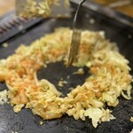 Okonomiyaki Jamon - もんじゃの土手