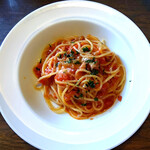 イタリア食堂 クッチーナ - ホエー豚ベーコンのアマトリチャーナ　1,628円