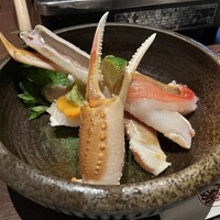 かに・ふぐ専門 蟹吉WEST なんば道頓堀 - ずわいのお造り